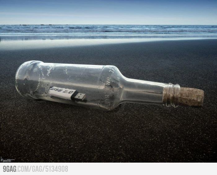 message in a bottle