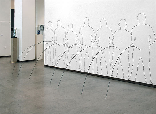 MINIMALIST PISSING WAR BY SAKIR GÖKÇEBAG