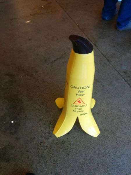 wet floor