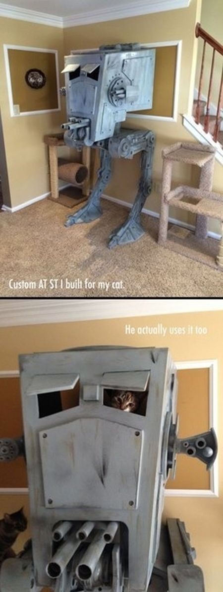 cat tower AT-ST