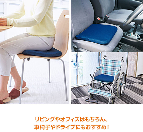 あらゆる場面で：Wゲル・ブルークッション「ハネナイト」2個組