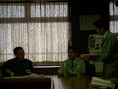 谷垣総裁被災地視察