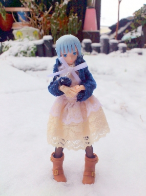 雪とシモーネちゃん