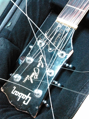 ギャバン レスポール ネック折れ修理 | キミスタ奮闘記