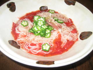 トマトそうめん
