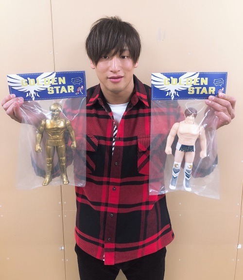 注目のプロレスラー 飯伏幸太選手がソフビ人形になりOne up