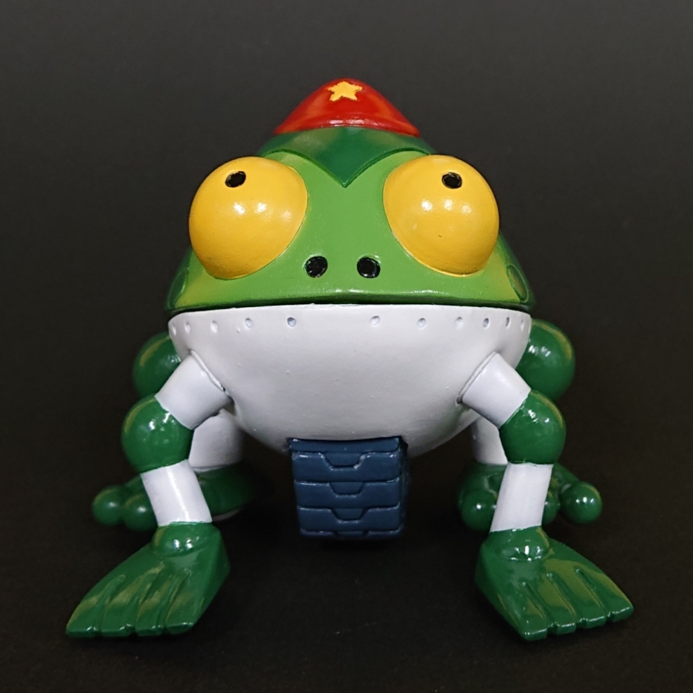 oneup オタスケガエル ソフビ ヤッターマン One up. オタスケガエル ソフビ タイムパトロール隊