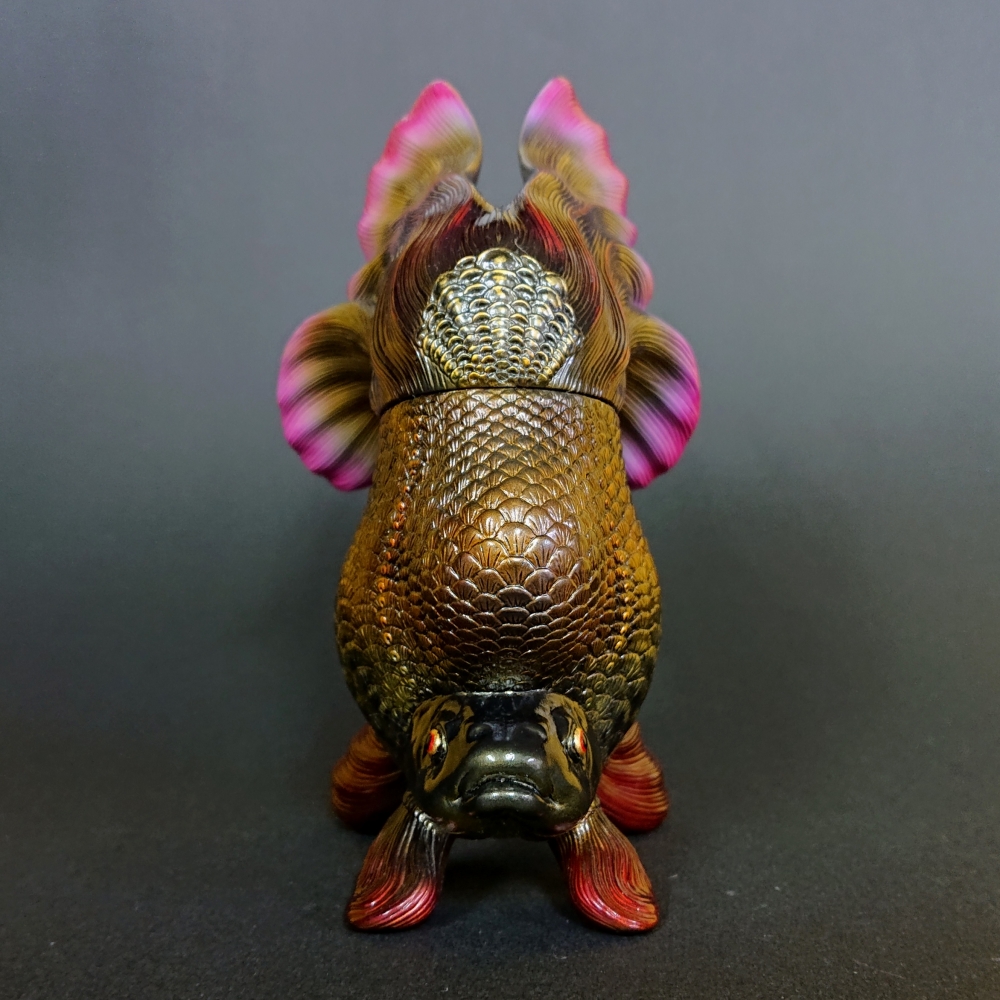 てにをは　タライキン　コーラフロート　ソフビ　フィギュア　アートトイ　金魚　魚 てにをは タライキン コーラフロート ソフビ フィギュア