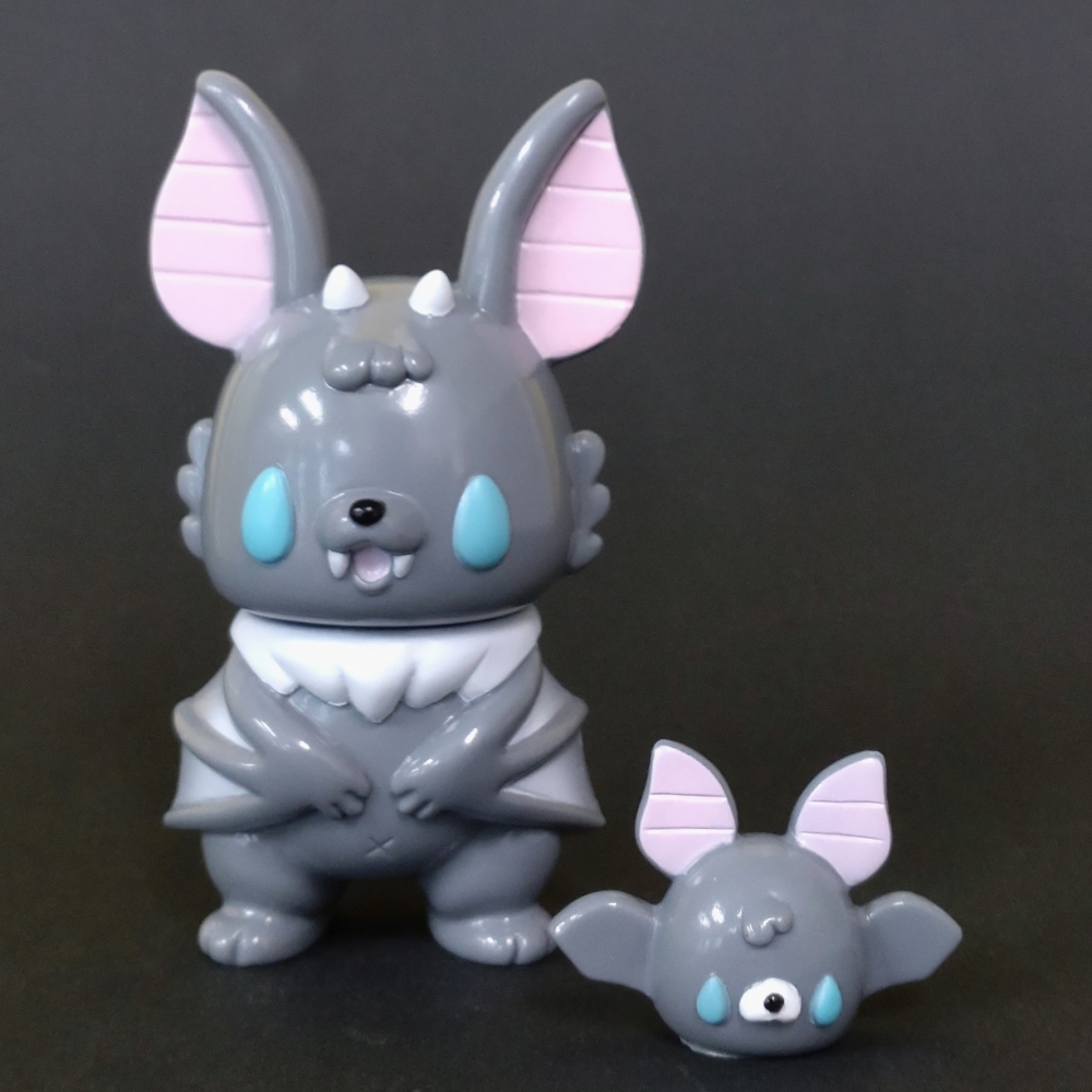 ちしまこうのすけ　ソフビ　3セット ちしまこうのすけ 蝙蝠怪獣パタパタン&コパタン 3種 ソフビ