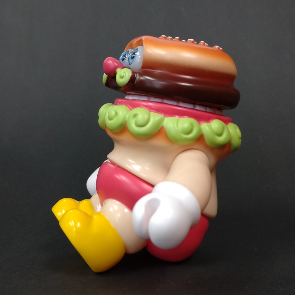 BURGERMAN 青坊主 別注カラーリング 【Red】バーガーマン ソフビ ソフビ】キングストイさんからバーガーマン！初のソフビデビュー