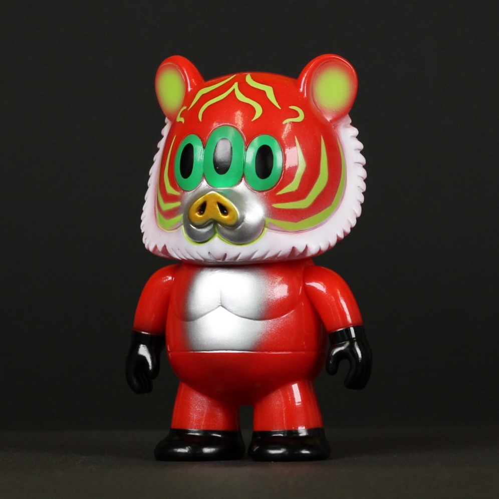 てにをは タライキン 蓄光 ソフビ 彩色マウント工房 oneup One up.出展