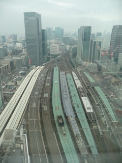 ホテルメトロポリタン丸の内から見た東京駅