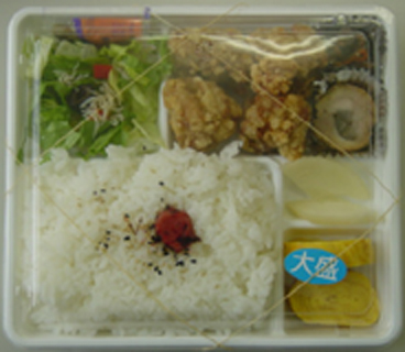 から揚げ弁当大盛