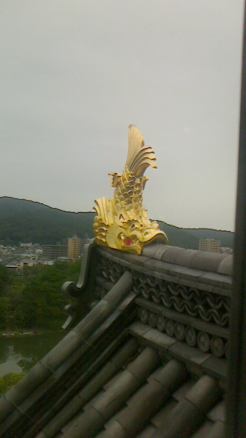 岡山城のしゃちほこ