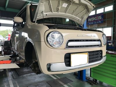 兵庫県 姫路市 G様 スズキ ラパン ショコラ HE22S 車検整備 