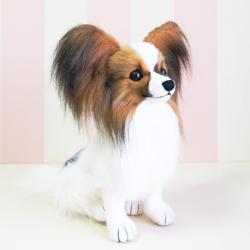 愛犬パピヨンのぬいぐるみ ペット フムフムベアストック
