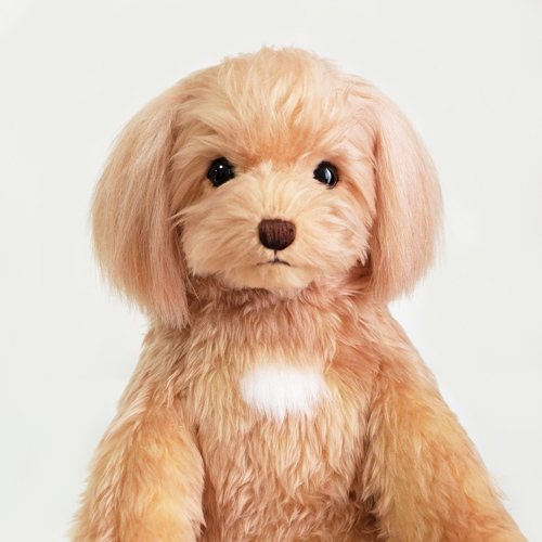 ポメプー 愛犬ポメラニアンプードルのぬいぐるみ ウェイトドール