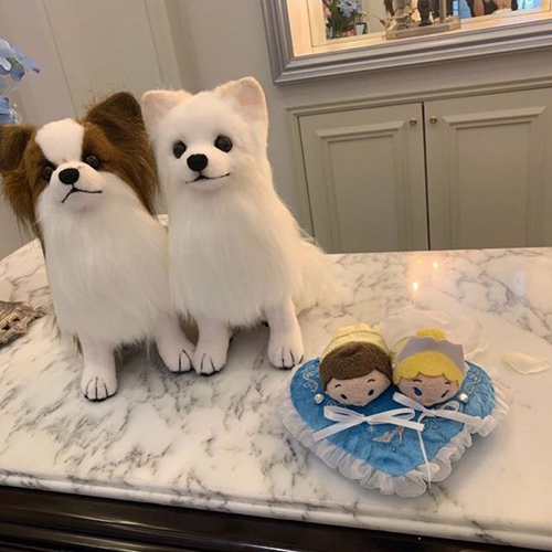 結婚式 愛犬のぬいぐるみ ウェルカムドール