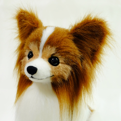愛犬の代わり パピヨンのぬいぐるみ オーダーメイド 制作