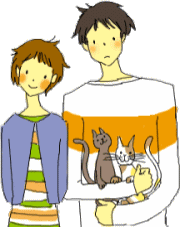 母に感謝の日…となりのネコたち…!!