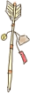 初詣で「破魔矢」