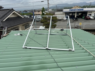 長府製作所 SW1-211L 太陽熱温水器 エコワイター 施工例 長府製作所 SW1-211L 太陽熱温水器 エコワイター 施工例