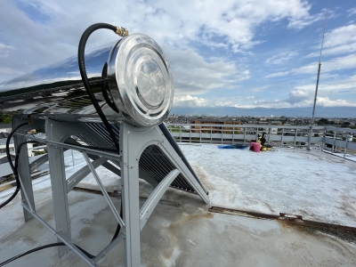 真空管ヒートパイプ式 太陽熱温水器 スーパーソーラー 地上設置 真空管ヒートパイプ式 太陽熱温水器 スーパーソーラー 地上設置