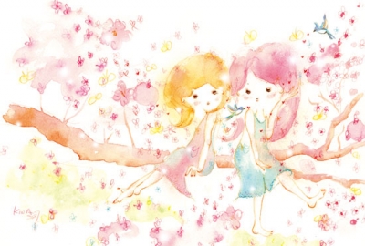 KINA 桜のイラスト