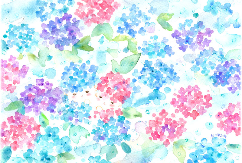 KINAイラスト 梅雨入り