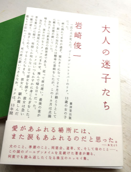岩崎俊一さん 大人の迷い子たち