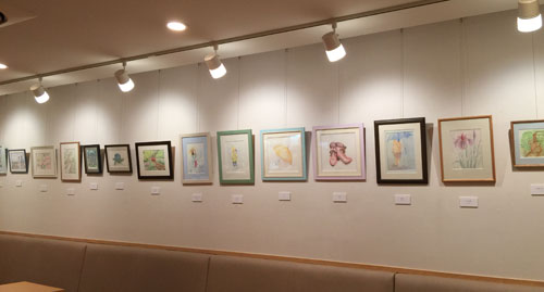 KINA 水彩教室 生徒さん作品展2015