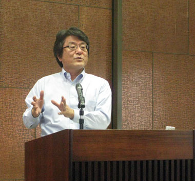 県同友会セミナー講師 青垣氏