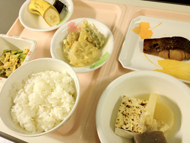 入院最後の夕食