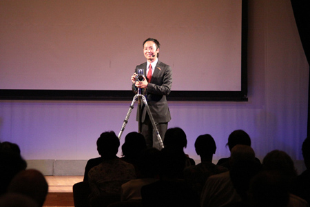 写真家中村風詩人講演会にて