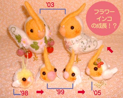 フラワーインコ成長