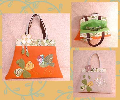 フエルト刺繍バック