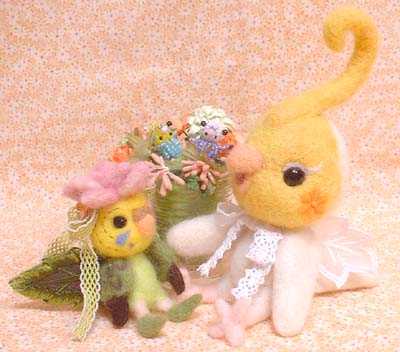 妖精インコたち