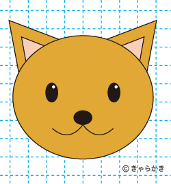 動物・イラストの描き方動物 イヌ完成3