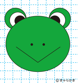 動物イラスト カエルのイラストの描き方 完成02
