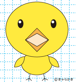 動物イラスト ヒヨコの描き方講座 完成01