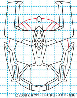 仮面ライダーキバ ライジングイクサ イラストの描き方 12