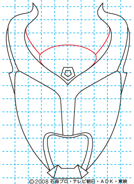 仮面ライダーキバ 劇場版 アーク イラストの描き方 07
