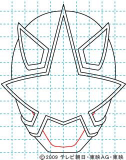 侍戦隊シンケンジャー シンケンゴールド06 イラストの描き方 sinken