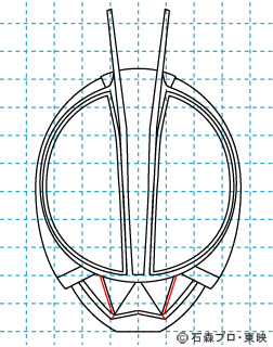 仮面ライダー555(ファイズ) イラストの描き方 MASKED RIDER Φs06