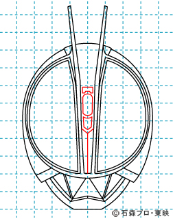 仮面ライダー555(ファイズ) イラストの描き方 MASKED RIDER Φs07