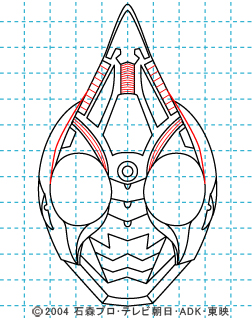 仮面ライダー剣(ブレイド) イラストの描き方 MASKED RIDER ♠ 10