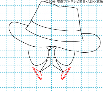 仮面ライダーW(ダブル) 仮面ライダースカル イラストの描き方 おやじさん05