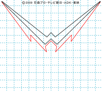 仮面ライダーW(ダブル) 仮面ライダーダブル イラストの描き方 ファングジョーカー02
