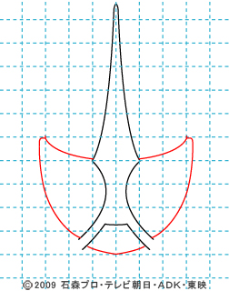 仮面ライダーW(ダブル) 仮面ライダーアクセル イラストの描き方 02