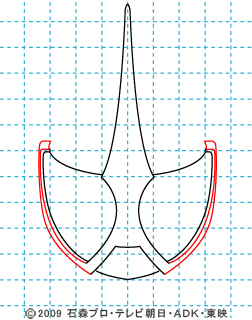 仮面ライダーW(ダブル) 仮面ライダーアクセル イラストの描き方 03